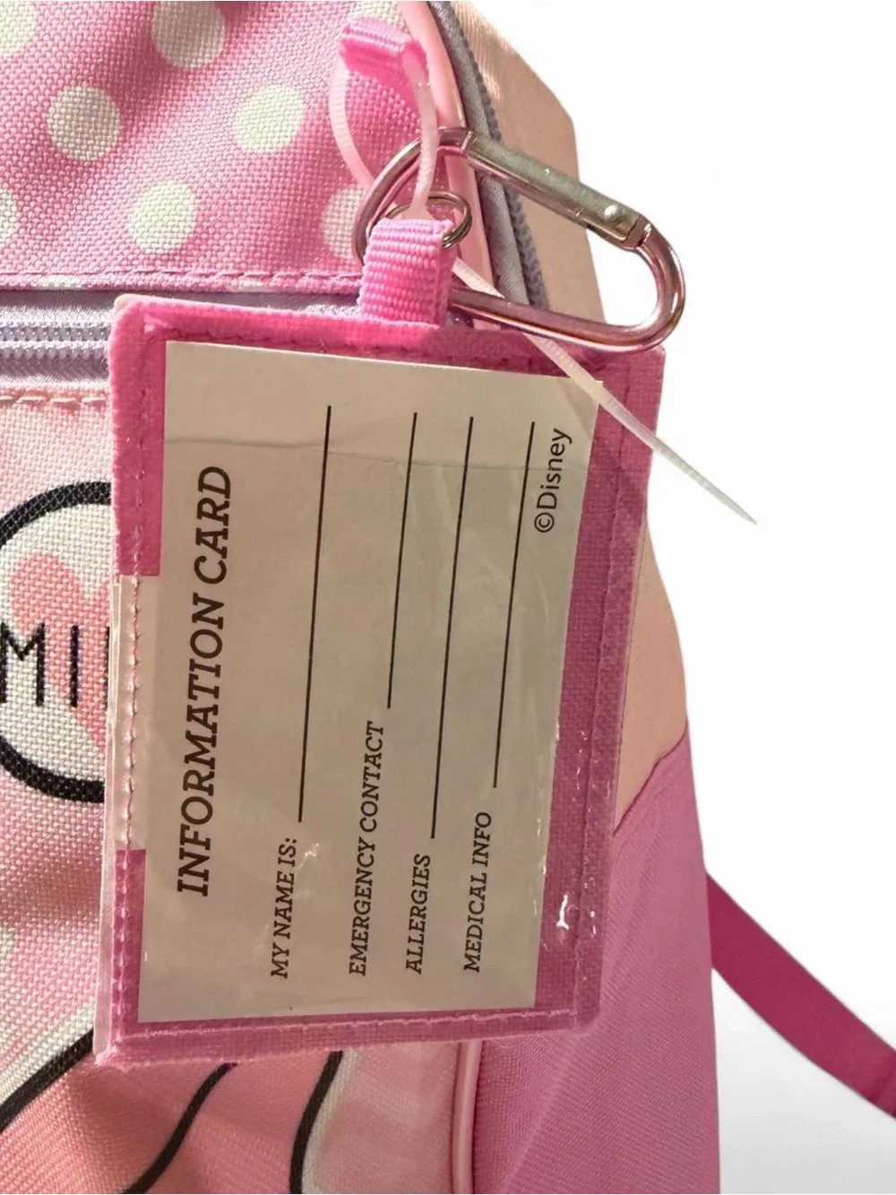 Disney Pink Polka Dot Marie 5 piece Kitten Backpack